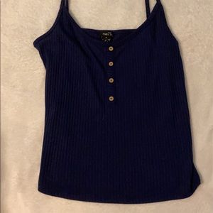 navy blue tank top